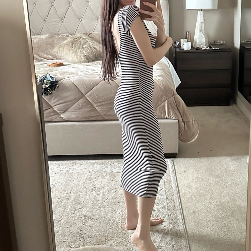 Just Female Low-Back Maxi Dress